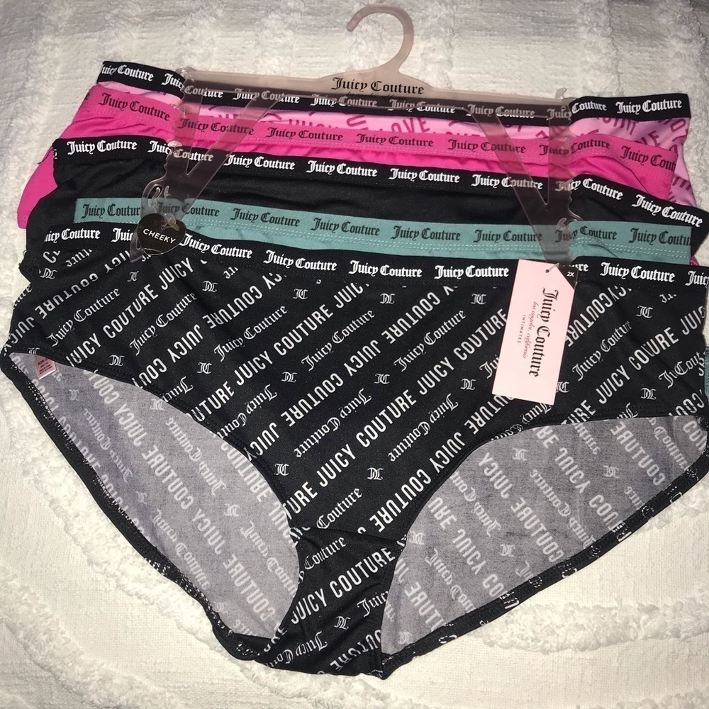NEW 4 pack Juicy Couture Panties Underware Size 3X